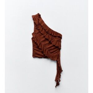 Zara pleated assymetric top 0219/800